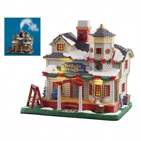 Twilight Bed & Breakfast Effetto Fumo con Alimentatore 4.5V - Lemax 15740