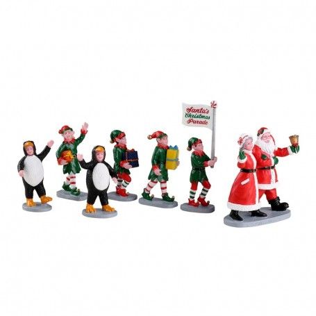 Santa'S Elf Parade Set Of 7 - Lemax 23592