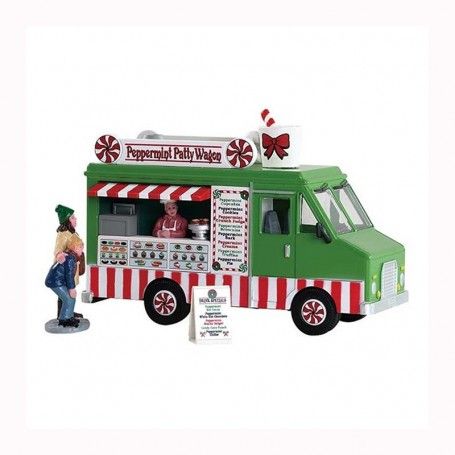 Peppermint Food Truck, Set Of 3 - Lemax 83364