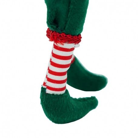 Elfo Natalizio con Abito Verde H.23 cm