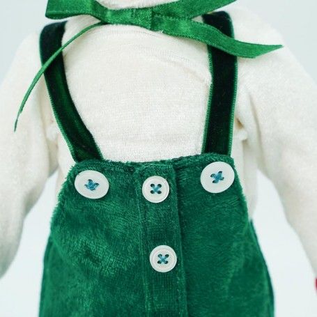 Elfo Natalizio con Abito Verde