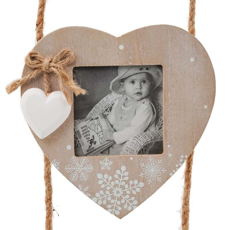 Cornice 3 Cuori in Legno H.60 cm