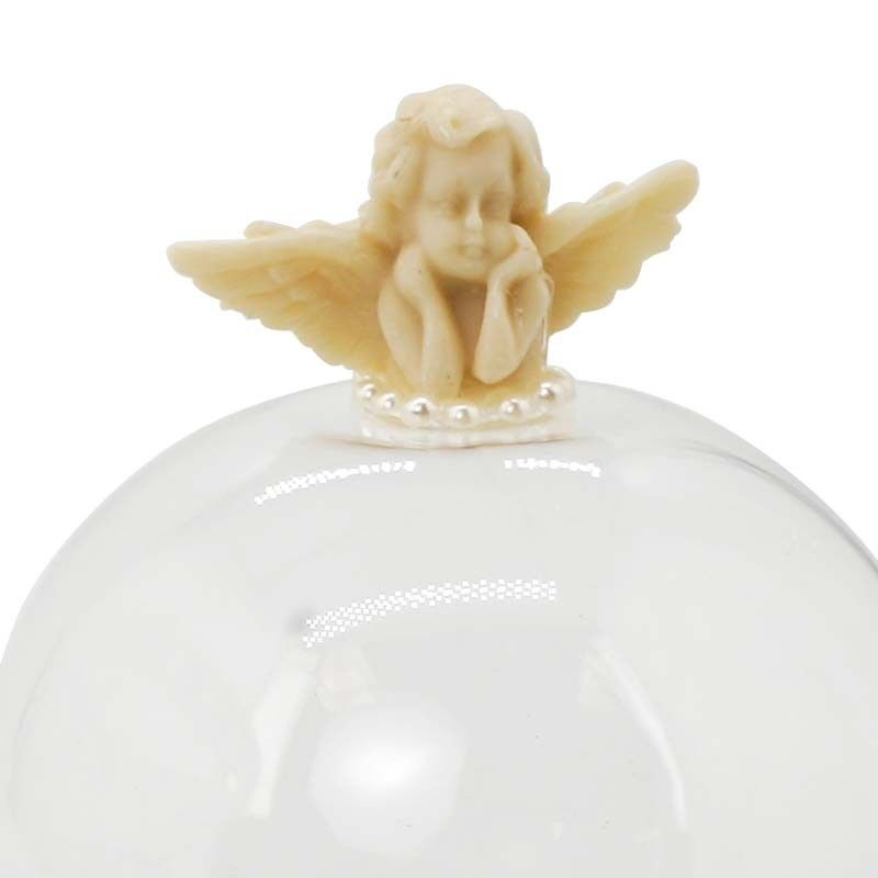 Alzatina in Vetro con Angioletto 12x18 cm