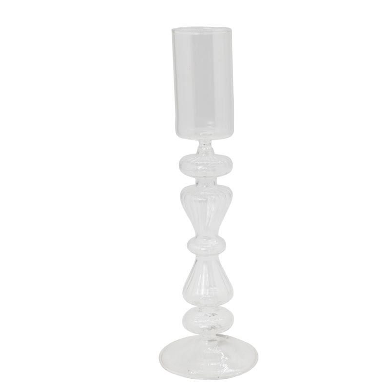 Paralume in Vetro con Strass H.30 cm