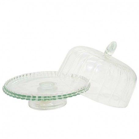 Portatorta in Vetro con Cuore