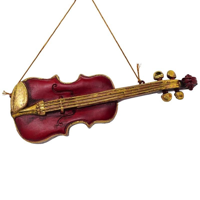 Violino Natalizio da Appendere H.25 cm