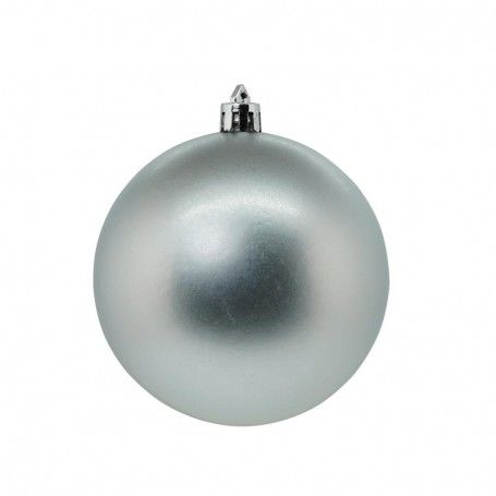 Palle di Natale in Plastica Lucide Opache e Glitterate D.8 cm Conf. da 12 Pz