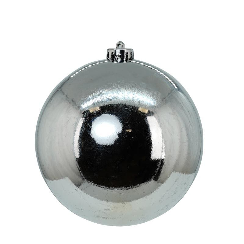 Palle di Natale in Plastica Lucide e Opache D.15 cm Conf. da 4 Pz