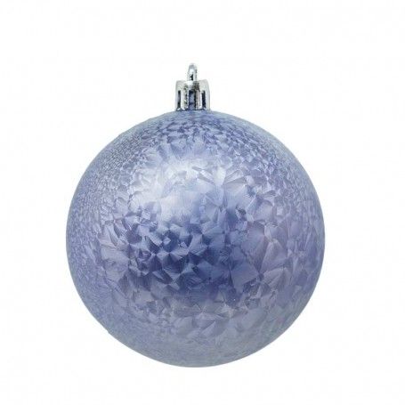 Palle di Natale in Plastica Lucide e Martellate D.8 cm Conf. da 12 Pz