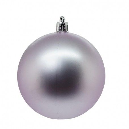 Palle di Natale in Plastica Opaco D.8 cm Conf. da 12 Pz