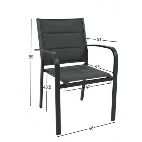 Tavolo Rettangolare Allungabile in Alluminio Antracite |Coffee