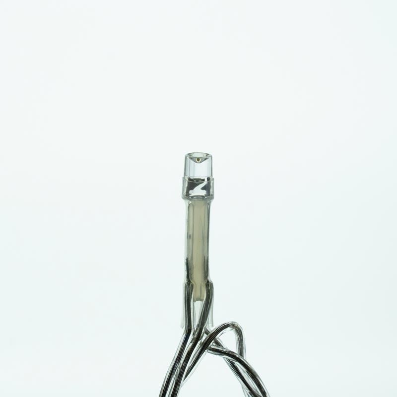 Catena con 480 Luci Led Bianco Freddo con Cavo Trasparente 24 metri, Uso Esterno