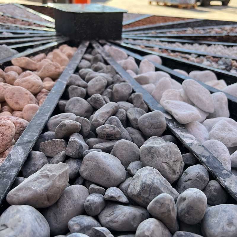 Ciottoli Nero Ebano 25/40 mm Sacco da 25 Kg