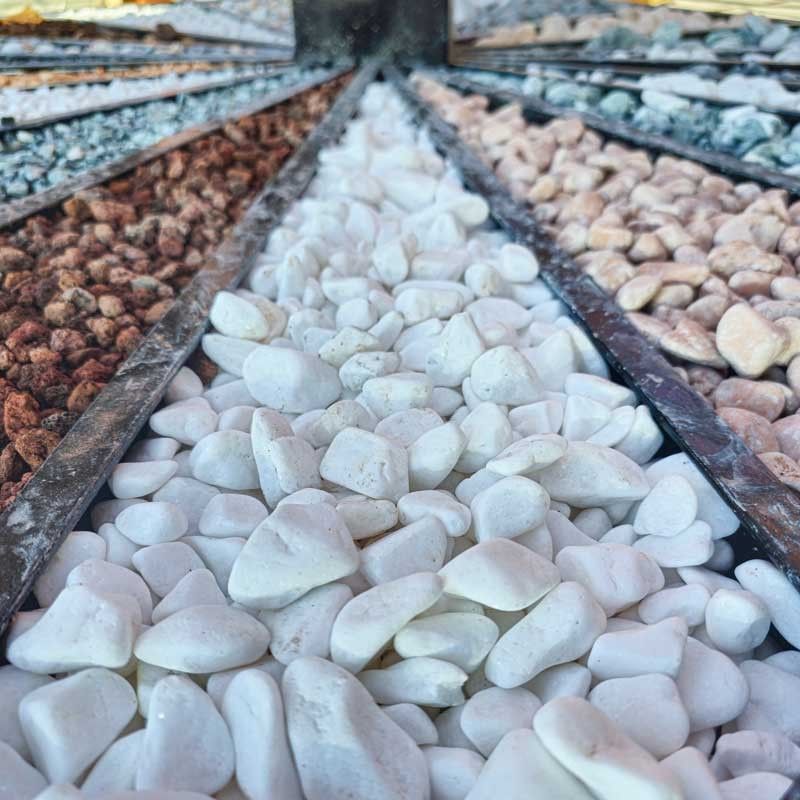 Ciottoli Bianco Puro 15/25 mm Sacco da 20 Kg
