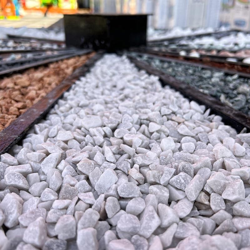 Granulato Bianco Carrara 8/12 mm Sacco da 25 Kg