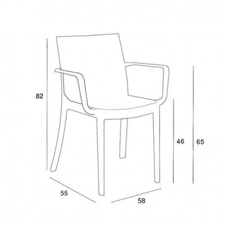 Poltrona da Esterno Matrix Grafite