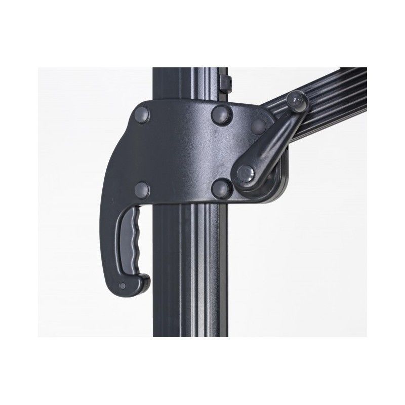 Ombrellone Da Giardino Decentrato Garda 4x3m - In Alluminio, Telo Anti-UV Beige - Foto 10