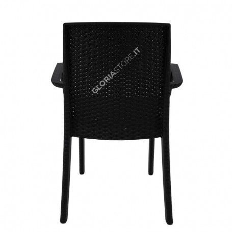 Sedia Indiana Antracite - Bica