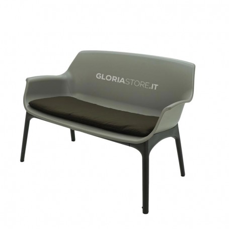 Set Divano da Giardino Luxor in Resina Marrone - Bica