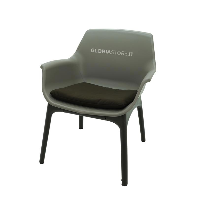 Set Divano da Giardino Luxor in Resina Marrone - Bica