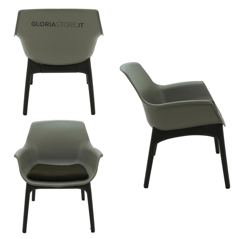 Set Divano da Giardino Luxor in Resina Marrone - Bica