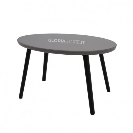 Set Divano da Giardino Luxor in Resina Grigio - Bica