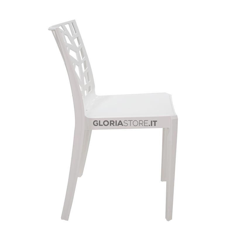 Sedia da Giardino Matrix Bianca