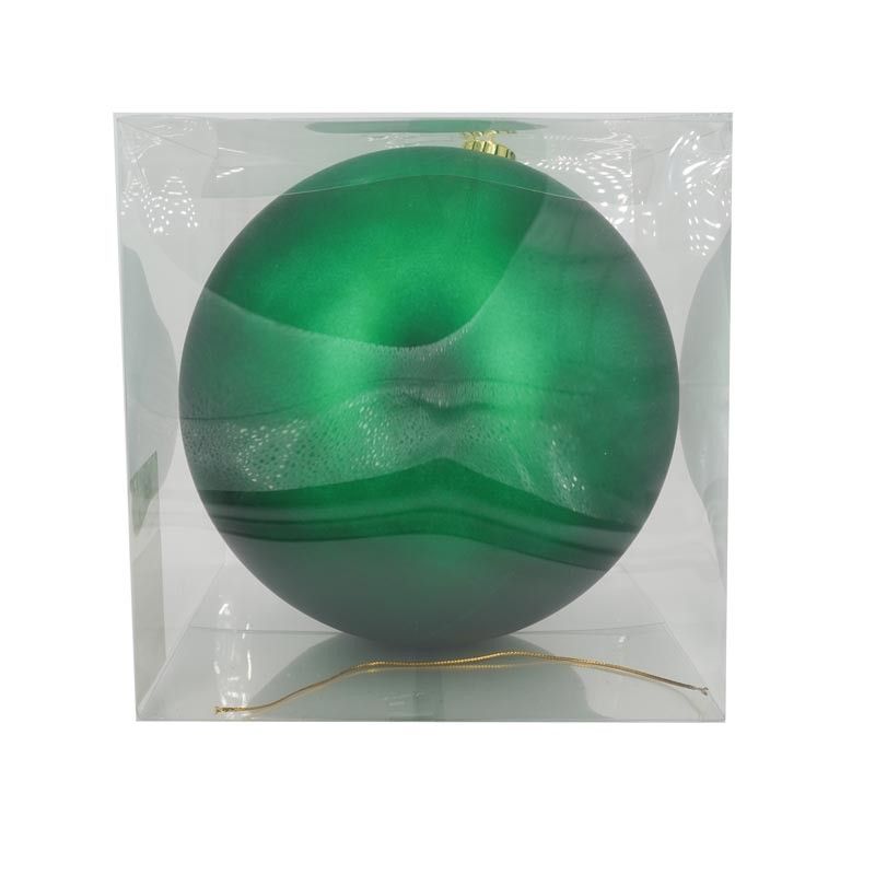 Palla di Natale in Plastica Opaca D.20 cm Disponibile Conf. da 1 Pz