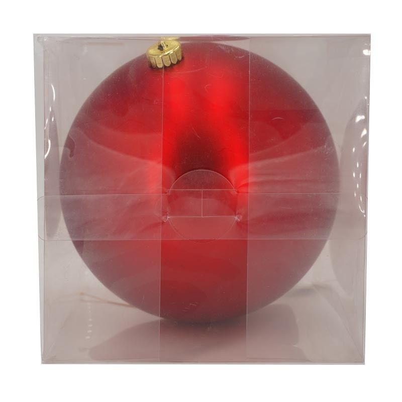 Palla di Natale in Plastica Opaca D.20 cm Disponibile Conf. da 1 Pz