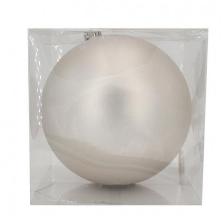 Palla di Natale in Plastica Opaca D.20 cm Disponibile Conf. da 1 Pz