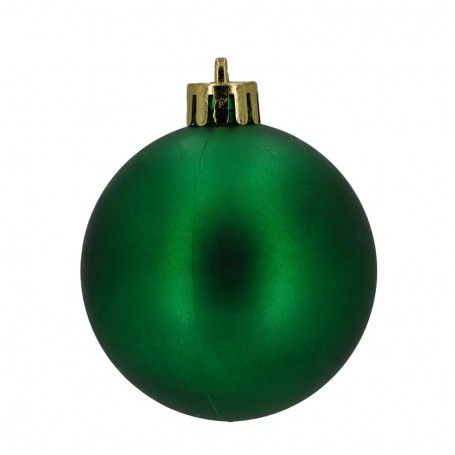 Palle di Natale in Plastica Opache D.6 cm Confezione da 24 Pz