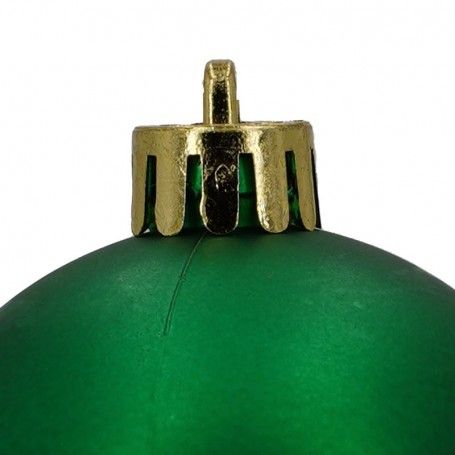 Palle di Natale in Plastica Opache D.6 cm Confezione da 24 Pz