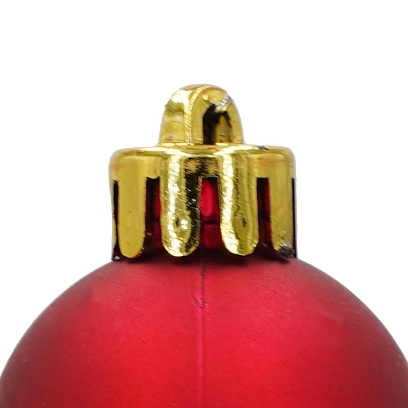 Palle di Natale in Plastica Opache D.3 cm Confezione da 36 Pz