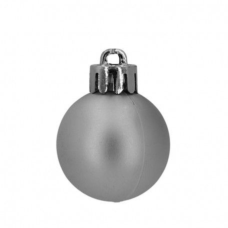 Palle di Natale in Plastica Opache D.3 cm Confezione da 36 Pz