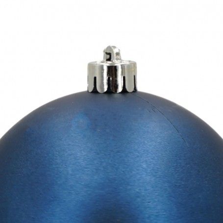 Palle di Natale in Plastica Opache D.10 cm Confezione da 6 Pz