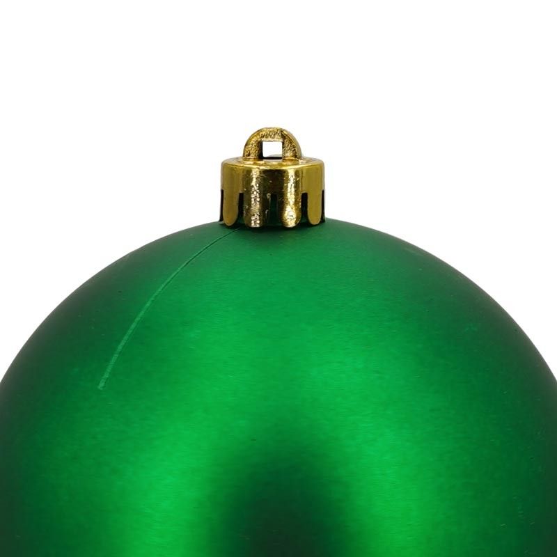 Palle di Natale in Plastica Opache D.10 cm Confezione da 6 Pz