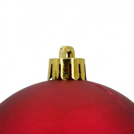 Palle di Natale in Plastica Opache D.10 cm Confezione da 6 Pz