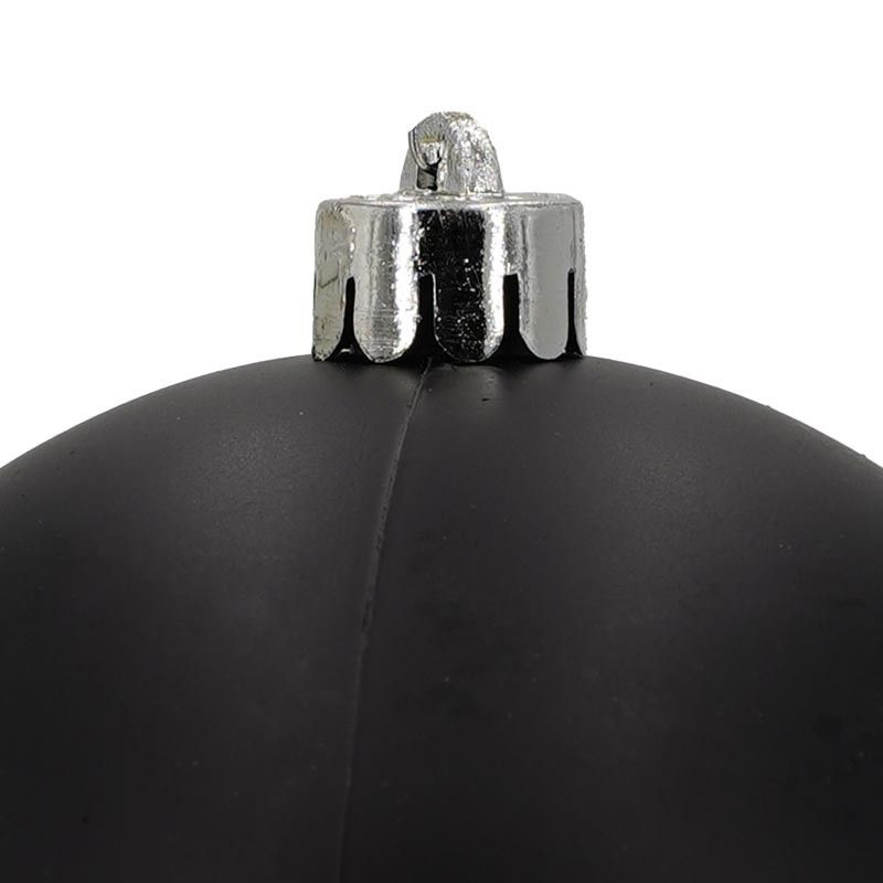 Palle di Natale in Plastica Opache D.10 cm Confezione da 6 Pz