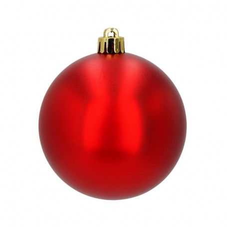 Palle di Natale in Plastica Opache D.8 cm Confezione da 16 Pz