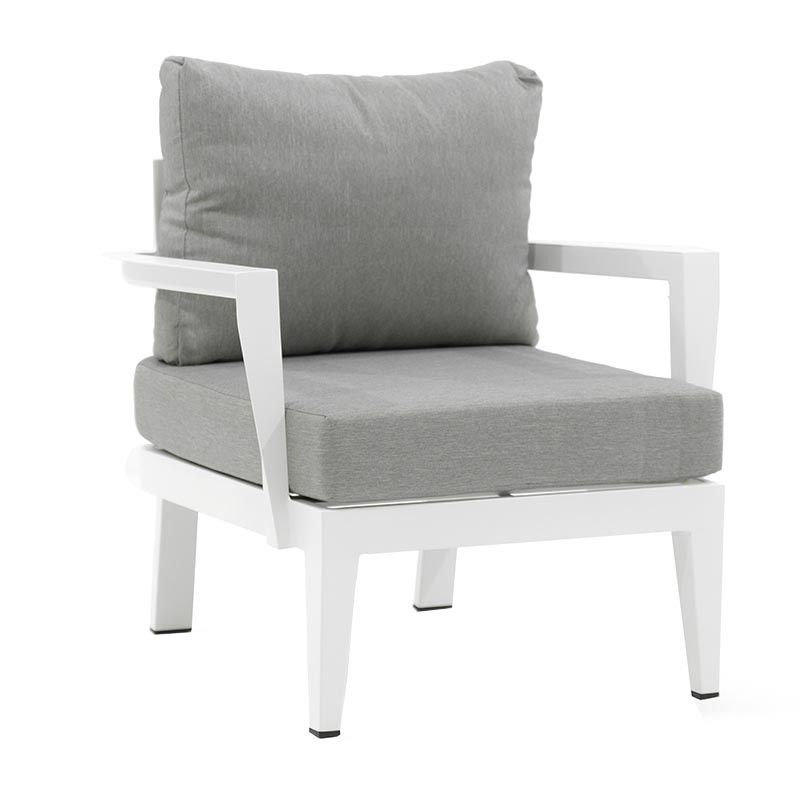 Set Divano in Alluminio per Esterni Estia/White