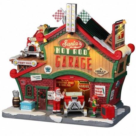 Santa’s Hot Rod Garage - Lemax 25863