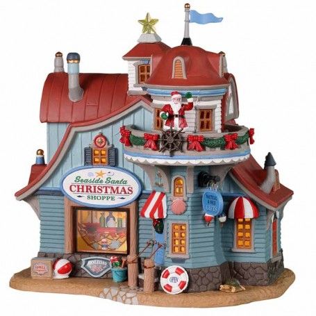 Seaside Santa Christmas Shoppe - Lemax 25909