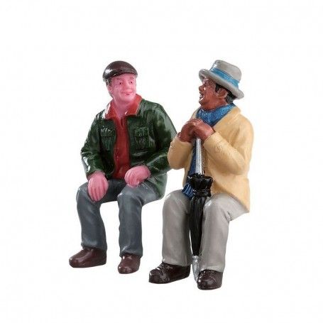 Chatting With Old Friends, Set Of 2 - Lemax 72507