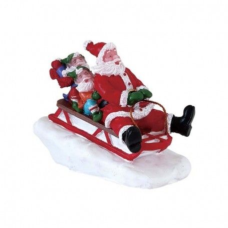 Sledding With Santa - Lemax 72549