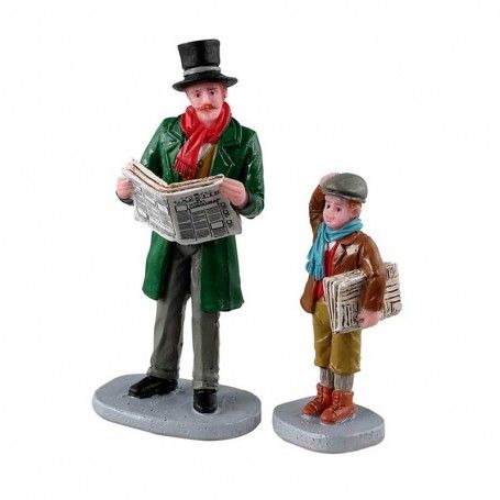 Merry Newsboy - Lemax 32203