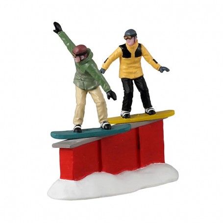 Snowboard Sliders - Lemax 32224