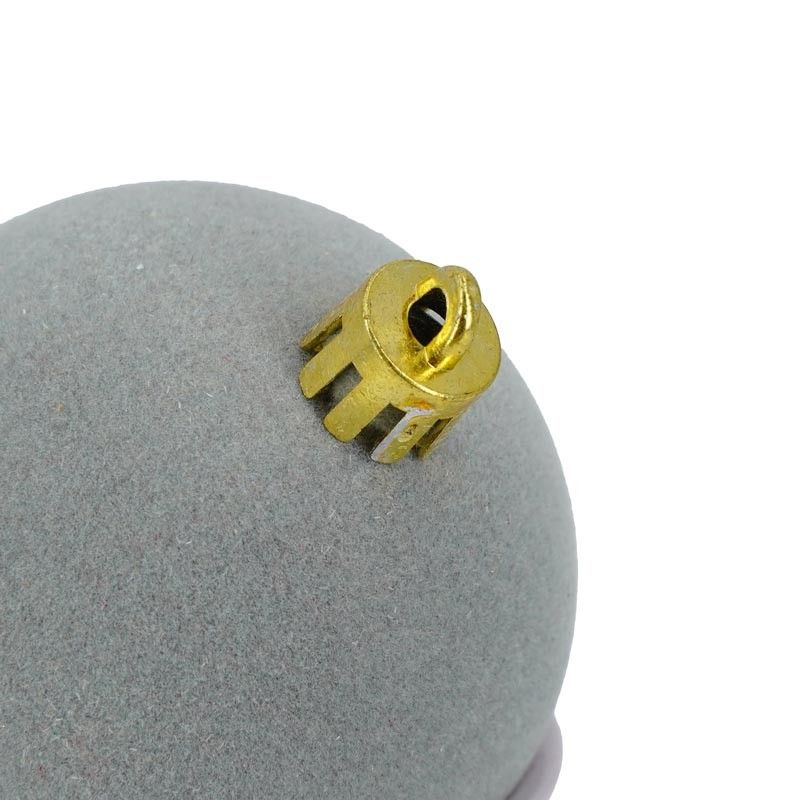 Palle di Natale in Plastica e Velluto D.6 cm Conf. da 12 Pz