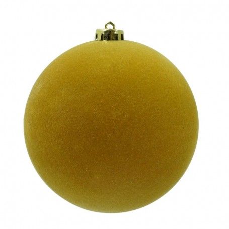 Palle di Natale in Plastica e Velluto D.15 cm Conf. da 3 Pezzi