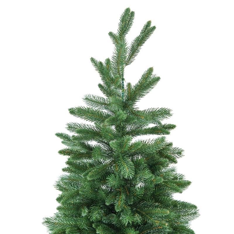 Albero di Natale Abete Verde in Pe+Pvc H.150/300 cm Apertura ad Ombrello - Panormo Green