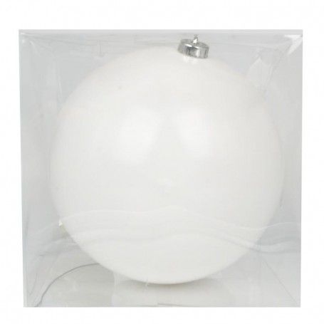 Palla di Natale in Plastica Lucida D.20 cm Conf. da 1 Pz